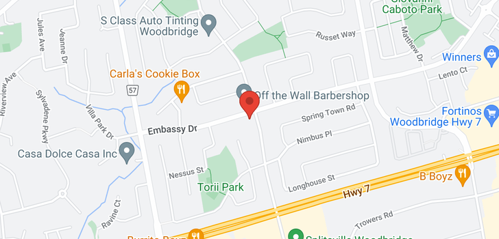 map of 181 EMBASSY DR